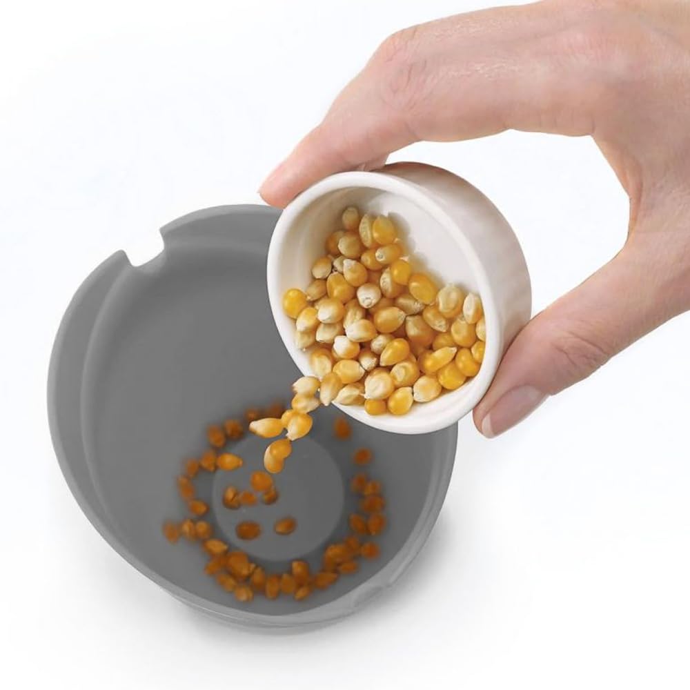 Palomitero Individual - Bote de Silicona para Cocer Palomitas en el Microondas - Recipiente para Palomitas - Cuenco de Palomitas - Máquina de Palomitas