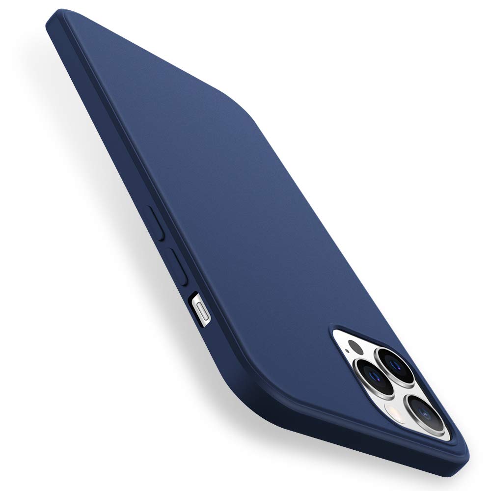 X-level Compatible with iPhone 12 Pro Max Case Silicone Slim Thin Soft Gel Rubber Camera Protection Anti-Slip Anti-Scratch Microfiber Lining Cushion Shockproof Cover for 6.7"