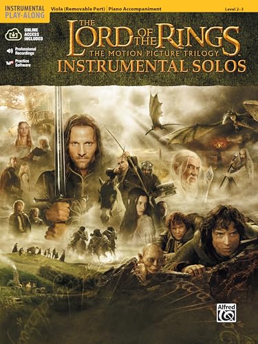 The Lord of the Rings Instrumental Solos for Strings: Viola (with Piano Acc.), Book & Online Audio/Software (Pop Instrumental Solo Series)
