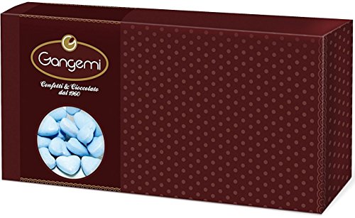 Gangemi Confetti - 1kg Peladillas, de chocolate - Azul turquesa