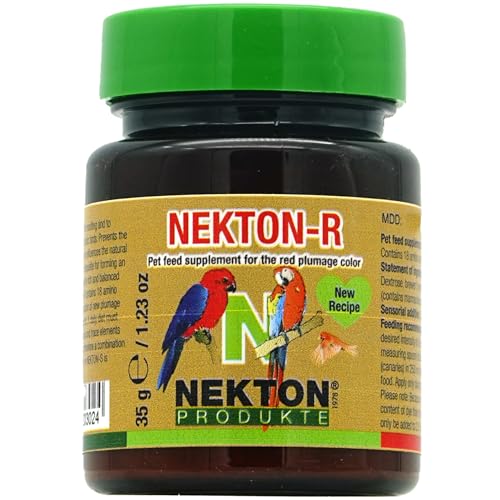 NEKTON Préparation vitaminée avec Intensification de la Couleur pour Les Zones Rouges du Plumage, 1 Paquet (1 x 35 g)