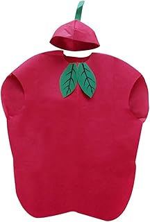 Adult Fruit Costume Outfit with Headpiece for Men Women Funny Dress up Food Cosplay Costumes Props for Themed Party Festival - Buy now