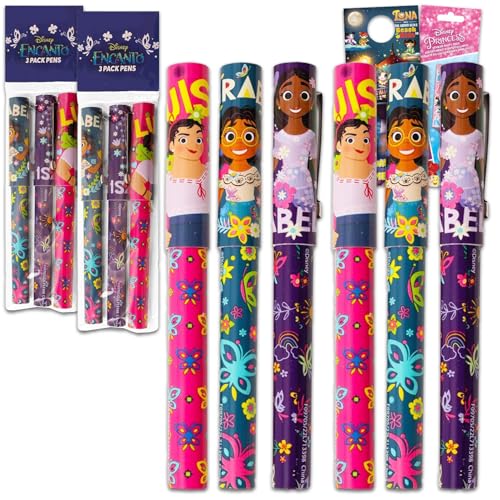 Cadeaux Disney Encanto : ensemble de 6 stylos Princesses pour enfants