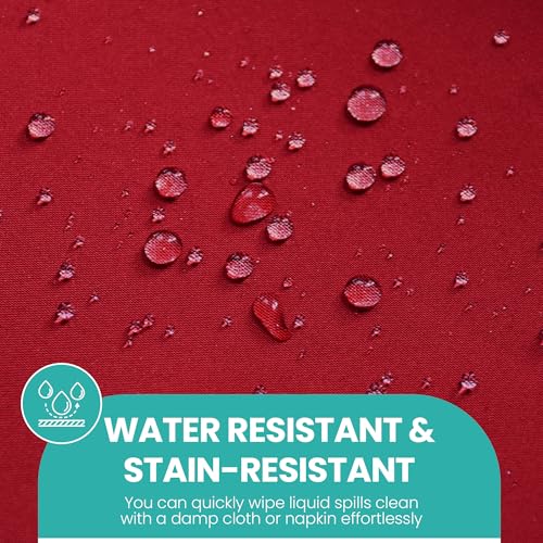 Nappe polyester 70x144 rouge rectangle pour masquer les tables usées lors de banquets