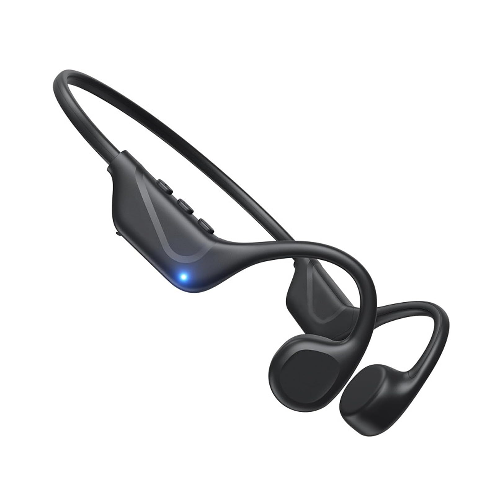 Sehawei Cuffie Conduzione Ossea, Auricolari Conduzione Ossea Bluetooth 5.4, IPX5 Auricolari Sportive Bluetooth Impermeabili,Open-ear Cuffie per Corsa/Ciclismo/Guida/Fitness