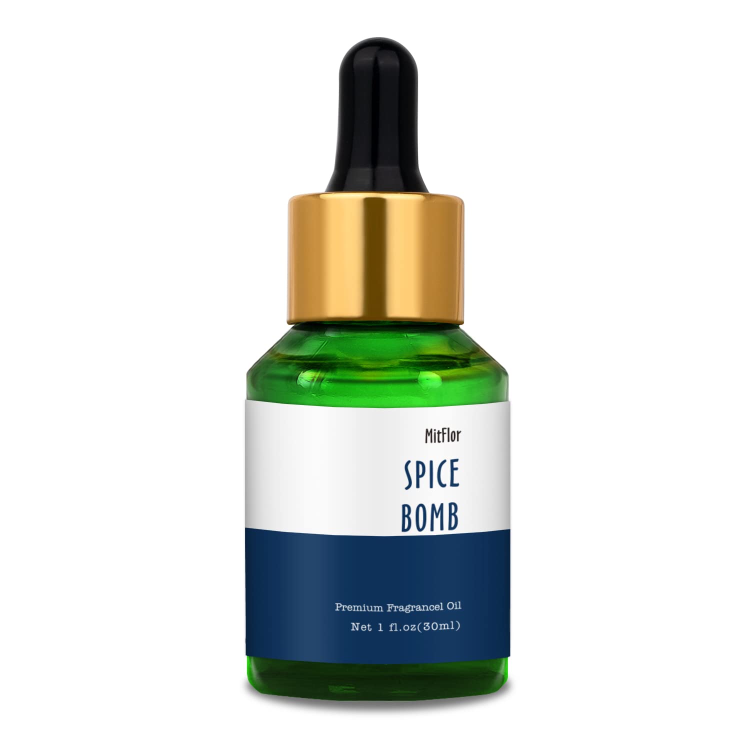 Spice Bomb Fragrance Oil, MitFlor Single Scented Oil, 30ml Premium Grade Fragrance Oil for Soap & Candle Making, Large Size Aromatherapy Essential Oil, Warm Spicy Scent for Home Fragrance