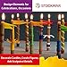 Stockmar Decorative Beeswax Sheets – 12 Assorted Colors for Candle Decorating, DIY Craft Projects, Wax Modeling, Handmade Crafts, Art Supplies, Scrapbooking, Holiday Decorations