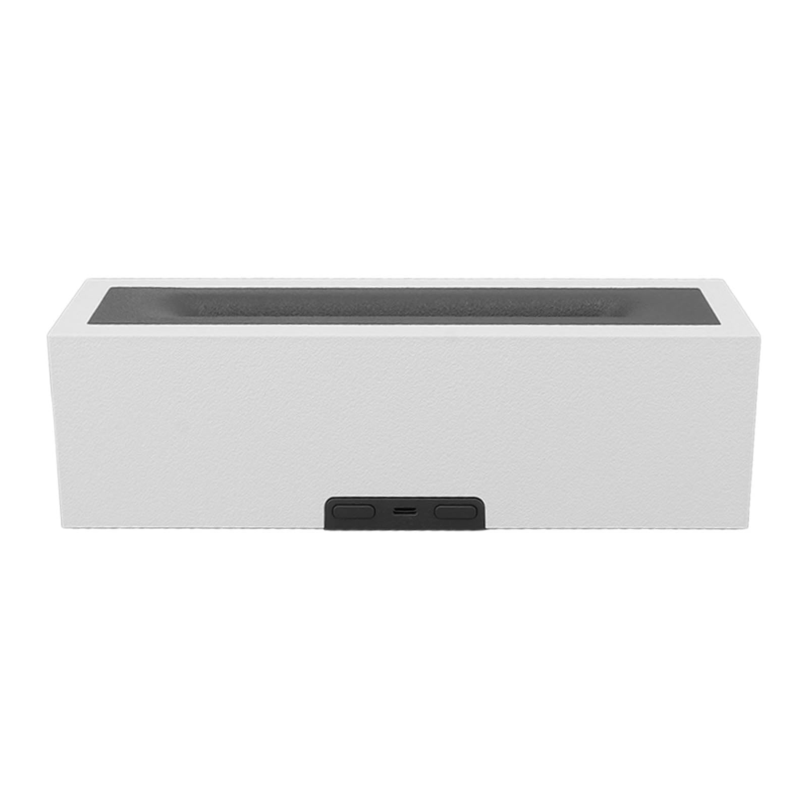 Diffusore di oli essenziali Nordic Flame per aromaterapia e (Bianca) | Diffusore di oli essenziali in stile nordico con effetto luce fiamma, capacità 300 ml, emissione di nebbia silenziosa e