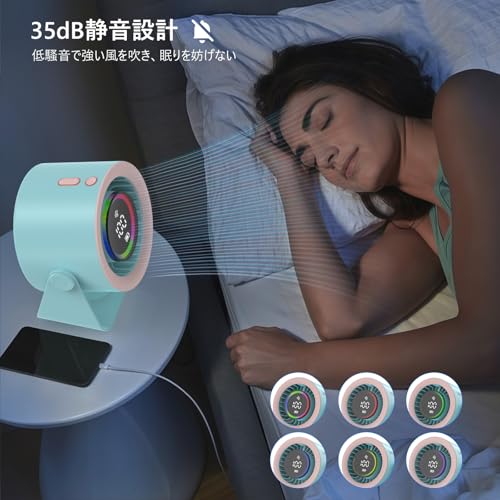 Bettdow 【2025新設計-高速扇風機】卓上扇風機 GFS008 の商品画像 2