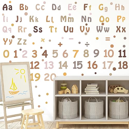 Vinilos Decorativos Boho Alphabet para Pared 2 Hojas miniatura 2
