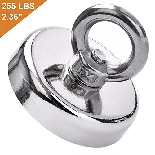 DIYMAG Super Strong Neodymium Fishing Magnets, 500 LBS(227 KG) Pulling Force Rare Earth
