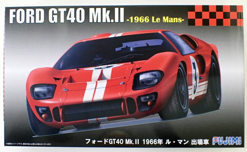 フォードGT40 Mk.II 1966 ル・マン　ジオラマ1/24 フジミ完成品 Amazon | barchetta 1/24 フォードGT40 MK.II 1966 ルマン出場車