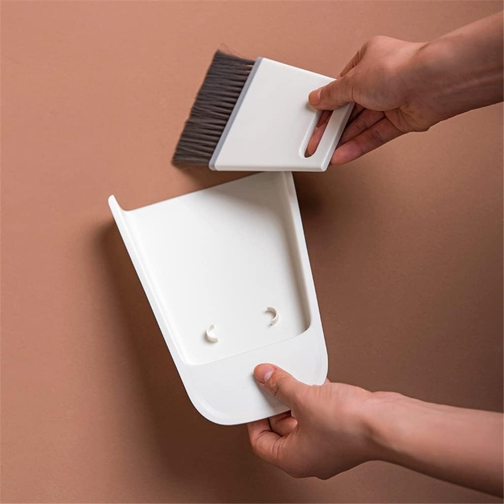 Crumbs Rubber Hand Sweeper Broom and Dustpan Coffee Table House Cleaning Floor Brush Kitchen Set Tools Cleaner Household Wiper