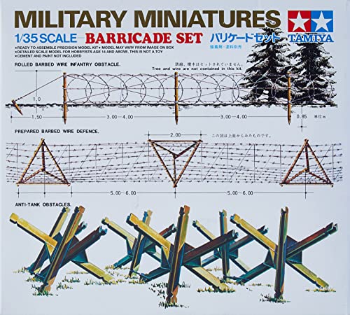 Kit Modelo Barricada Militar Tamiya 1/35 miniatura 2