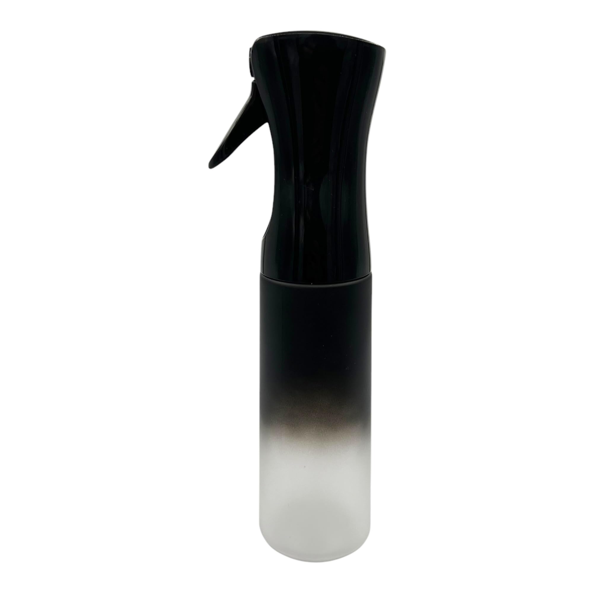 Eson Water Spray Bottle for Hair - 300ml Refillable Continuous Mist Sprayer - Empty Spray Bottle for Barber, Hairdresser, Salon, Hair Styling, Cleaning, Misting & Skin Care,Plants (Gradient Black)