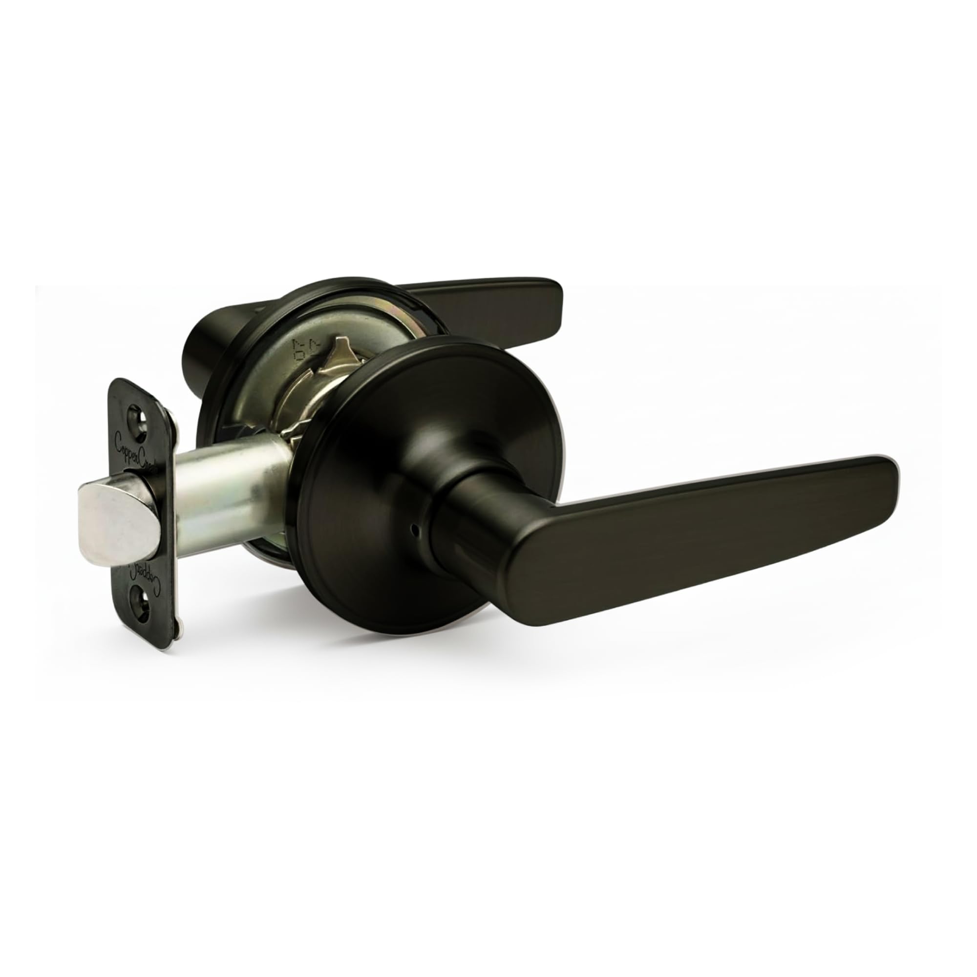 Satin Stainless Steel Door Lever - Privacy & Security -8