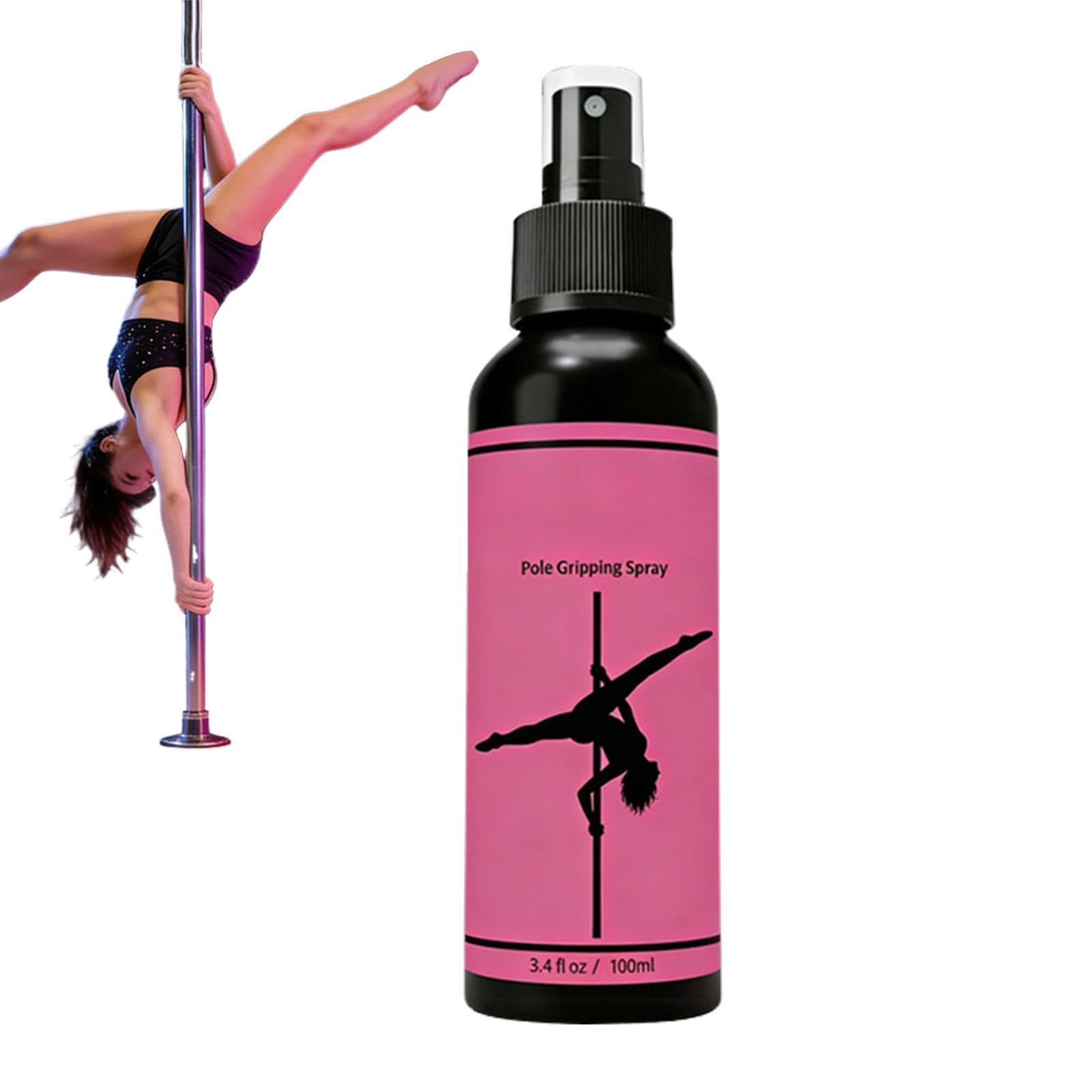Pole Dance Grip Spray - 100ml Long-Lasting Solution,Hand Grip Spray,for Pole Dance Fitness, Training, Stage, Class, Court, Sport
