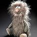 sigikid 39860 Plüschtier Kiez Monz, BeastsTown für Kinder und Erwachsene zum Sammeln, Schenken, Spielem, Schmusen, Grau/Katze
