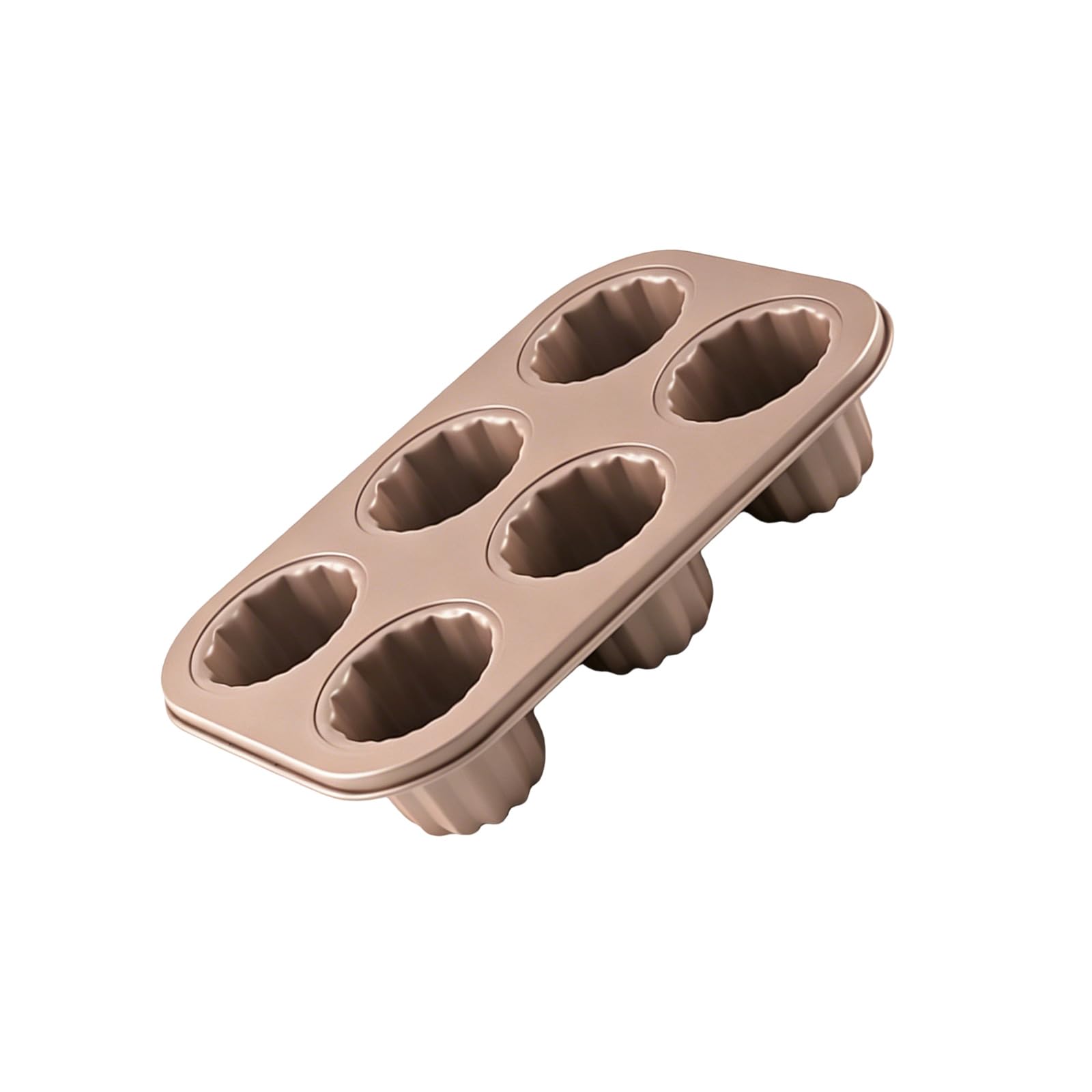 Buxuaaaa Professional Carbon Steel Cannele Mold Cannele Maker Canneles Baking Pan with Nonstick Coating for Home Use Baking Equipment