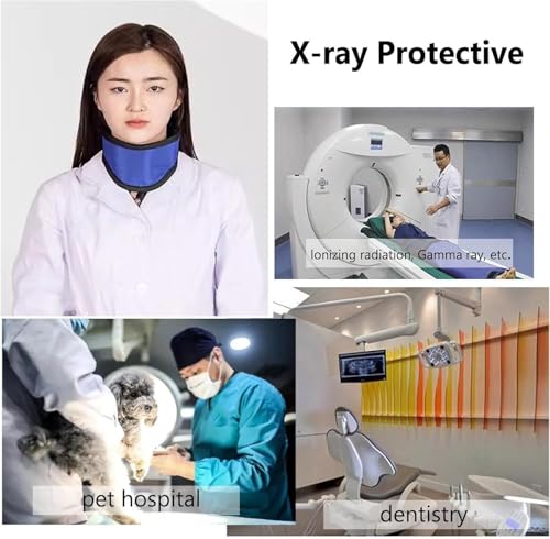 Collarín de protección para la tiroides cómodo que reduce radiografía dental dispersa 3
