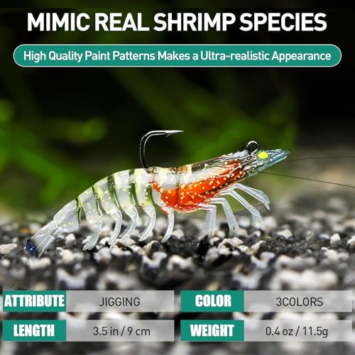 Image of TRUSCEND Duramax Pre-Rigged Fishing Lures with BKK Jig Hooks, 10X Tear-Resistant TPE Soft Swimbaits for Bass Striper Trout Crappie Walleye Grouper, Lifelike Fishing Baits for Saltwater and Freshwater