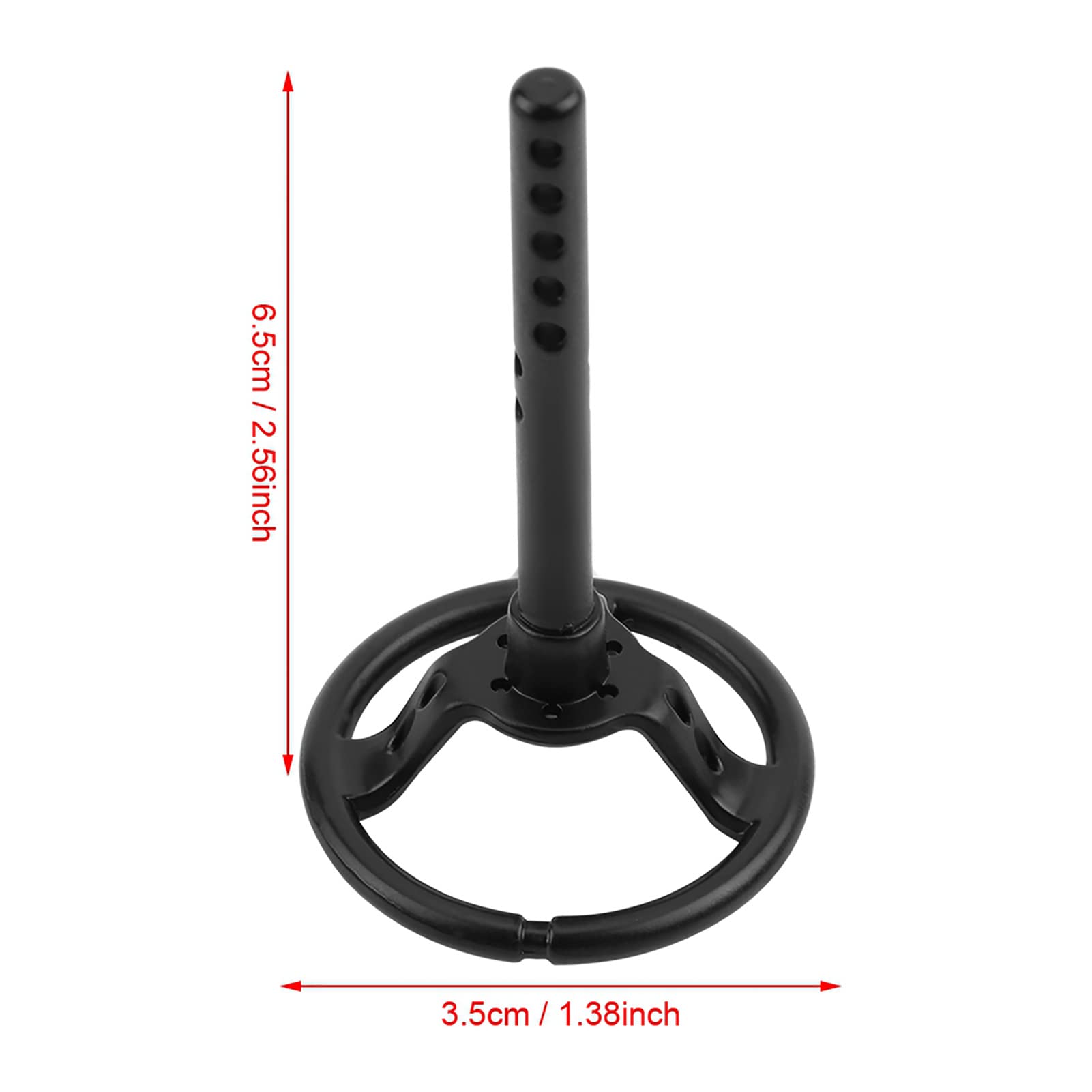Plastic Steering Wheel, Realistic Look Easy to Remove Perfect Fit - Image 2