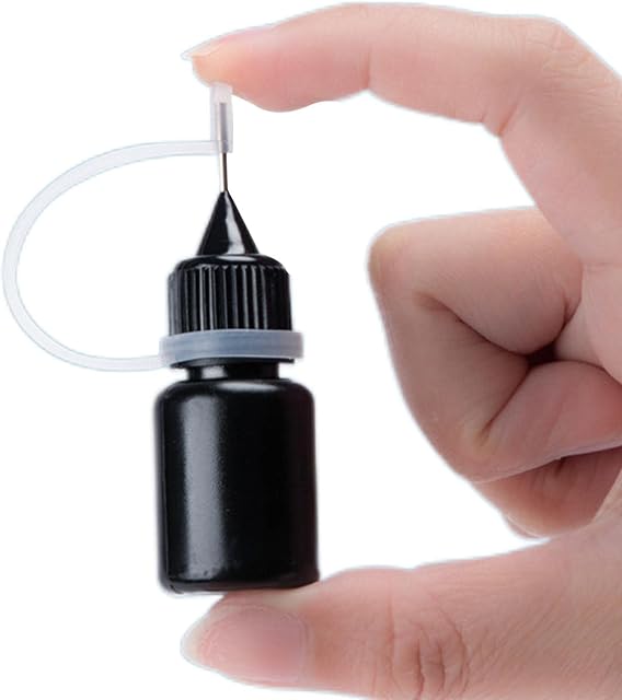 XIAOYEZI Identity Theft Protection Roller Stamp Ink, Data Defender Ink for Confidential Roller Stamp, 5ml Privacy Stamp Ink (Not Include Roller Stamp), Black