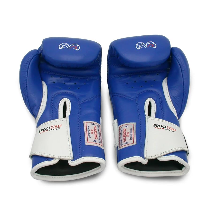 RIVAL Boxing RFX-AC Amateur Competition Fight Gloves, Official USA Boxing Approved, Duo Hook and Loop Strapping System