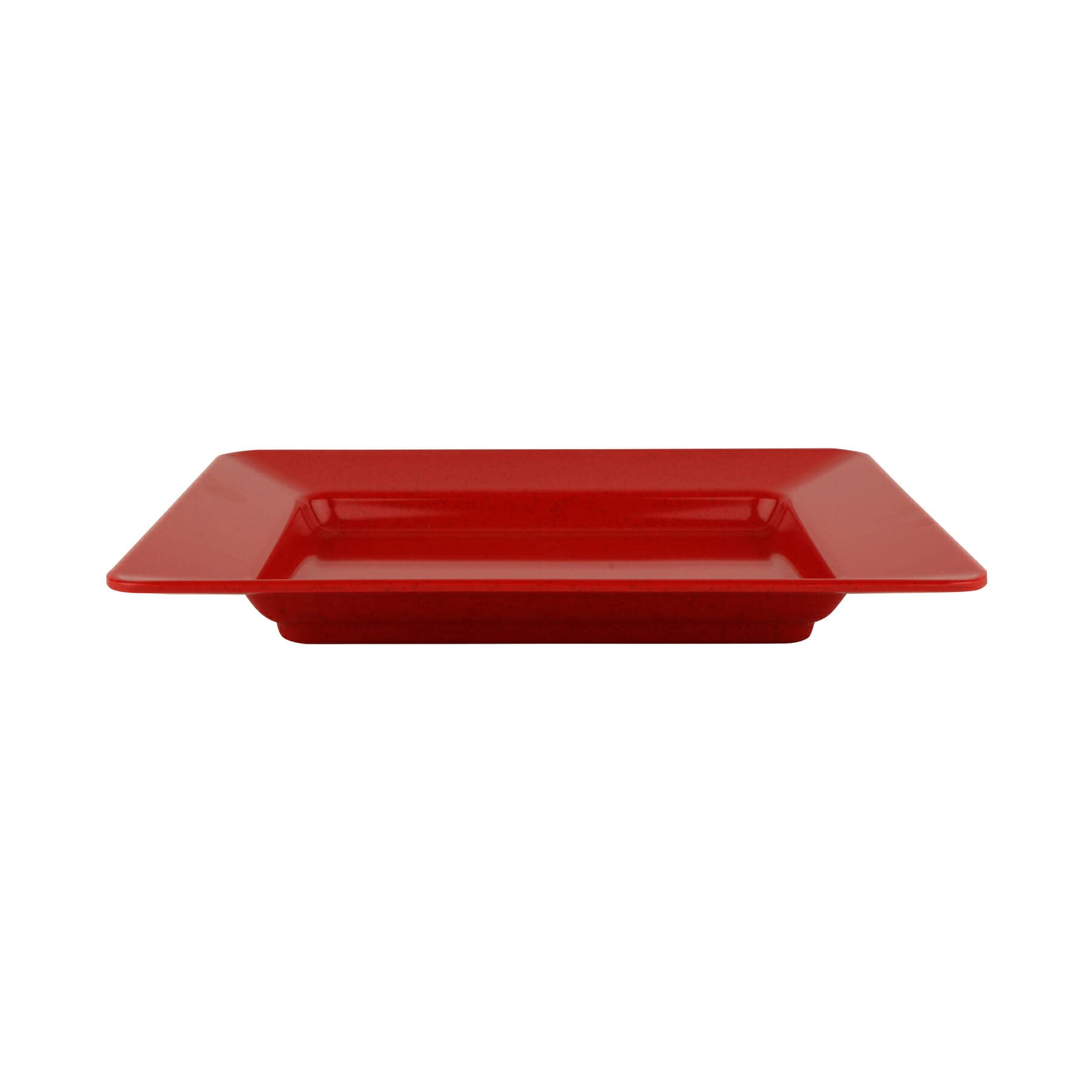 G.E.T. Enterprises ML-11-RSP Red Sensation 12'' x 10'' Rectangular Serving Dish Plate