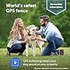 PetSafe Guardian GPS Connected Customizable Fence - World's Most Reliable GPS Fence Technology, Subscription-Free GPS Dog Fence, Create Your Own Boundary, Long Battery Life & Smartphone Sync