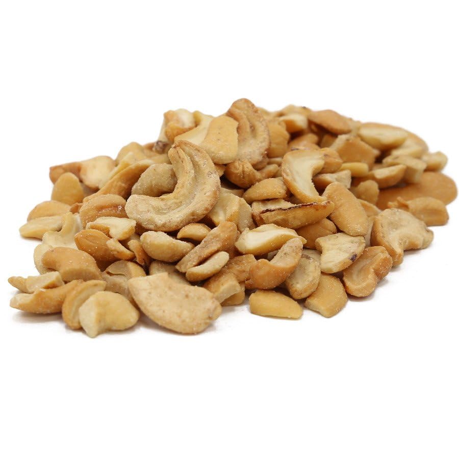 C.J. Dannemiller Cashew Pieces, Bulk 10 LB Box, Roasted & Salted, Perfect for Snacking, Cooking, Trail Mixes