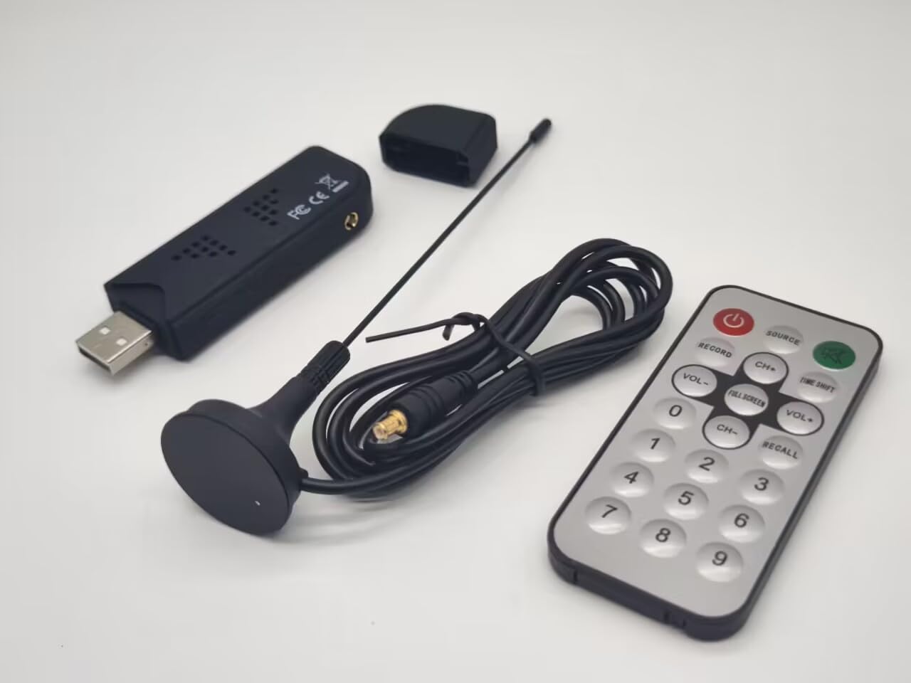 Sintonizador USB DVB-T FM SDR RTL2832U - Receptor De TV Y Radio Digital Con Grabación