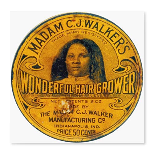 Madam CJ Walkers Wonderful Hair Grower Poster Print by Science Source (18 x 18)