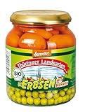 Thüringer Landgarten Demeter Erbsen Mit Möhren, 12 x 215g