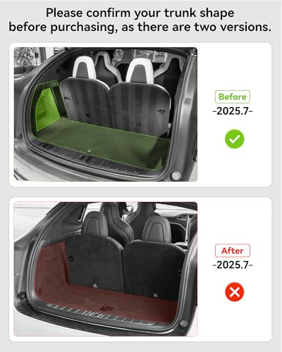 Image of 3W Cargo Liner Fit for Tesla Model X 6 Seats 2022-2025(Not for 2026)