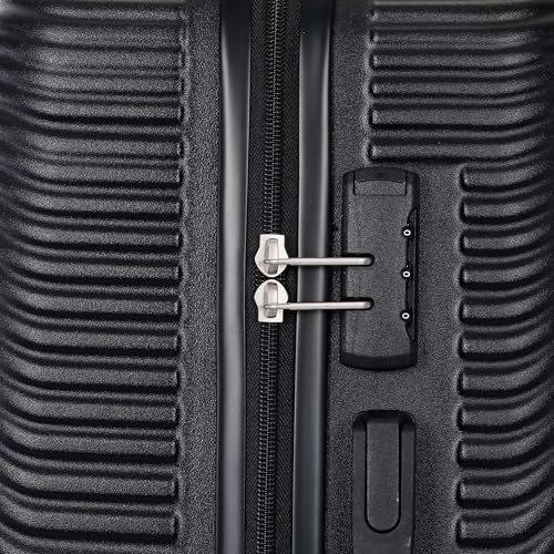 Image of American Tourister Voyanta | Check-in Trolley Bag (69 cm) | 58 Ltrs | 8 Smooth Wheels | Hard Case | Combination Lock | 3 Years Global Warranty | Black