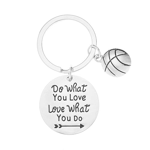 Sportybella - Basketball Keychain, Basketball Player Gifts, Keychain for Men