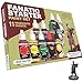 Produktbild The Army Painter, Warpaints Fanatic Starter Set, 11 Farben: 7 Acrylfarben, 2 Metallics, 1 Waschung, 1 Grundierung zum Auftragen mit dem Pinsel, 1 kostenlose Miniaturfigur und Starterpinsel.