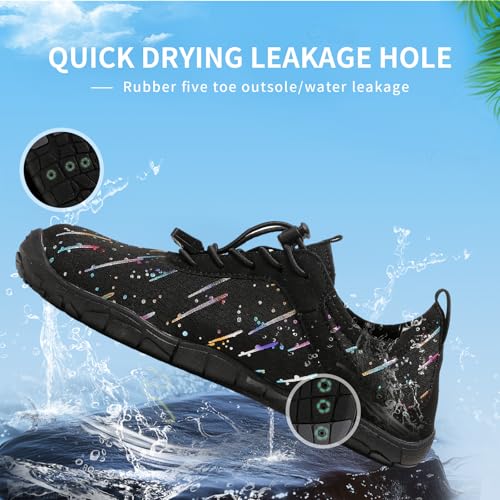 Image of Hike Barefoot Shoes Womens Men Footwear,Pro-Healthy&Non-Slip Water Shoe for Women Men, Quick Dry Wide Toe Box Beach Swim Athletic Sports Shoes Unisex