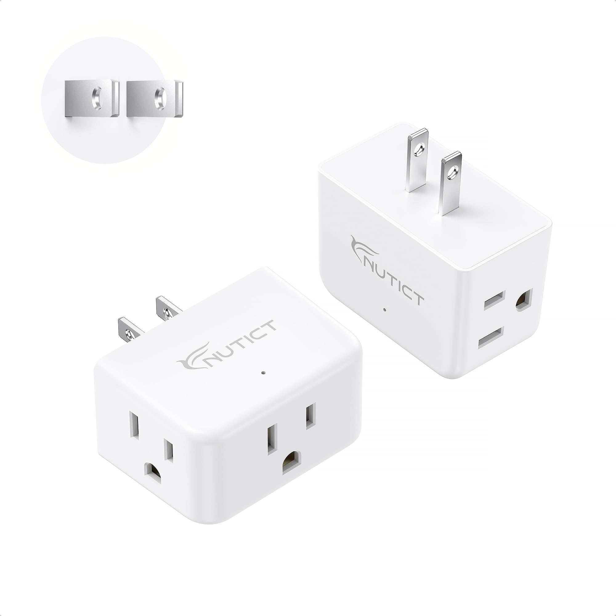 NUTICT Outlet Extender - 2 Pack -16