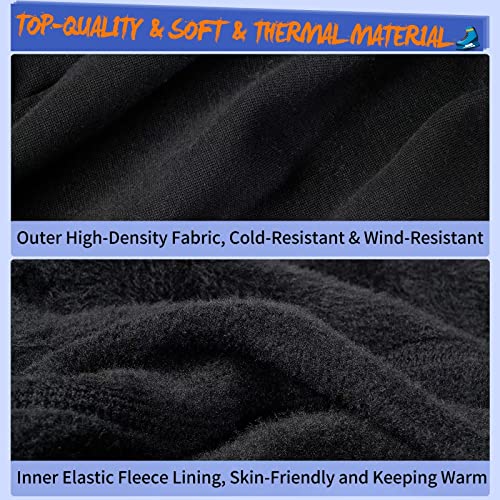 Kids Balaclava Ski Mask 2 Pack, Winter Hat Face Cover Neck Warmer for 3-8 Toddler Children Boys Girls, Windproof Full Face Masks Under Helmet for Cold Weather Skiing, Football, Cycling(Green&Navy)3