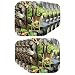 Deer Hunting Camo Dinner Plate (Buck image, camo border, 9" SQUARE Plates, 8 pack) Next Camo Collection by Havercamp