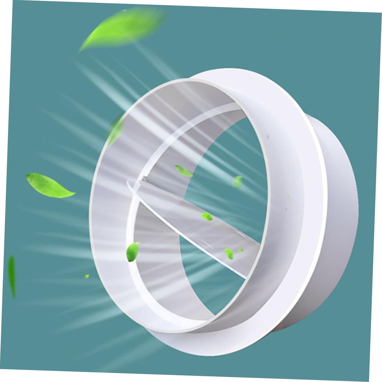 SHINEOFI 4 Stück Duct Connector für Luftventilation Rückschlagventil für Abluftschläuche Einfache Installation Material Langlebig Kompatibel mit Heizungs und Kühlanlagen