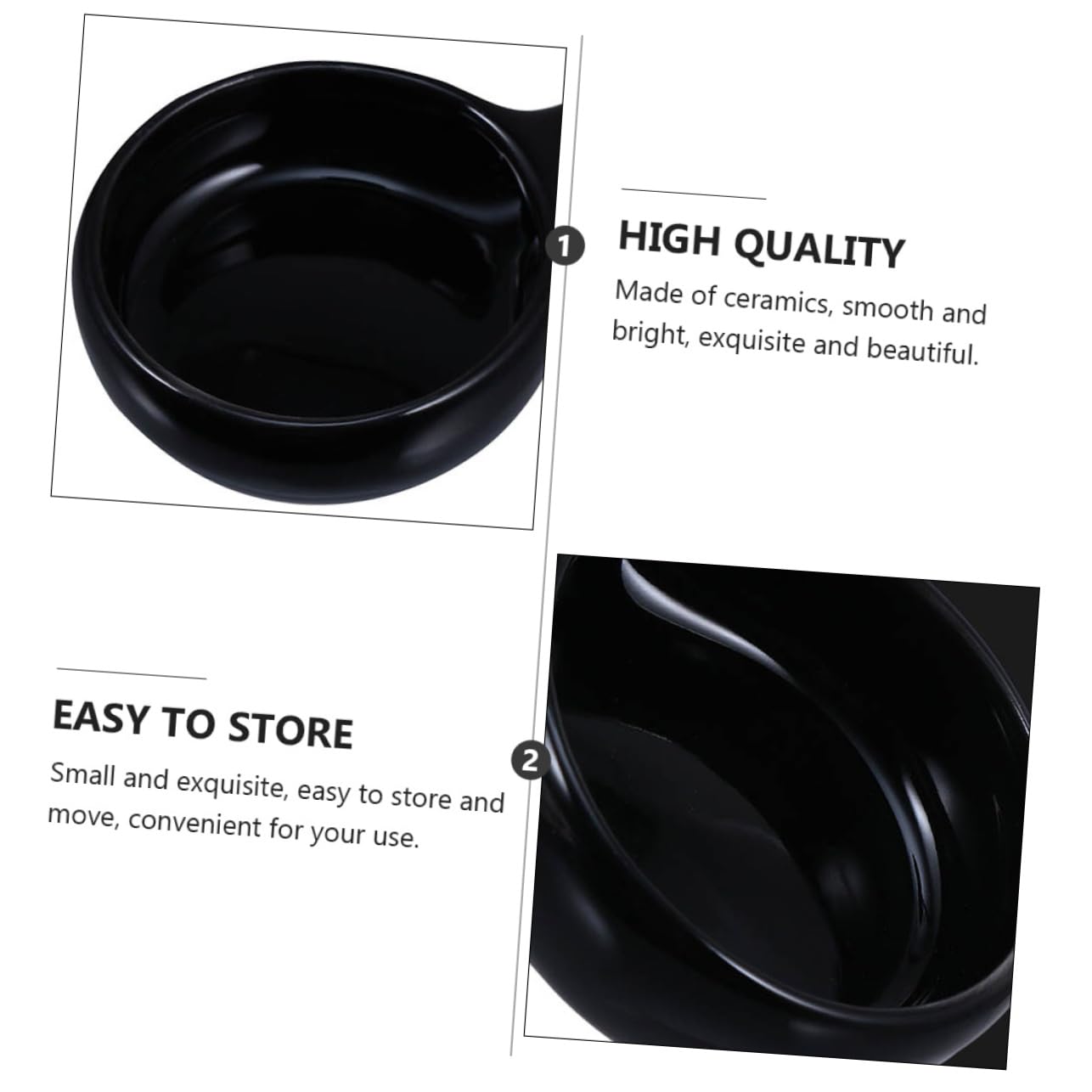 SEWACC 5pcs Candle Tray Replacement Oil Warmer Dish Pie Ornament Black Candlesticks Black Serving Tray Aromatherapy Essential Oils Black Stand Fragrance Candle Small Tray Shanto Ceramics
