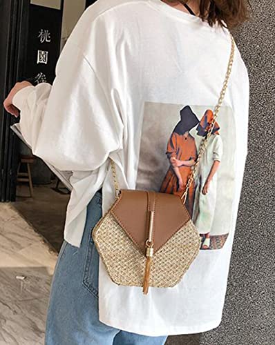 Crossbody Bags For Women Tassel Small Straw Beach Bag Satchel Bag Shoulder Bag Hobo Bags Purses Tote Handbag 2023 #TOP2