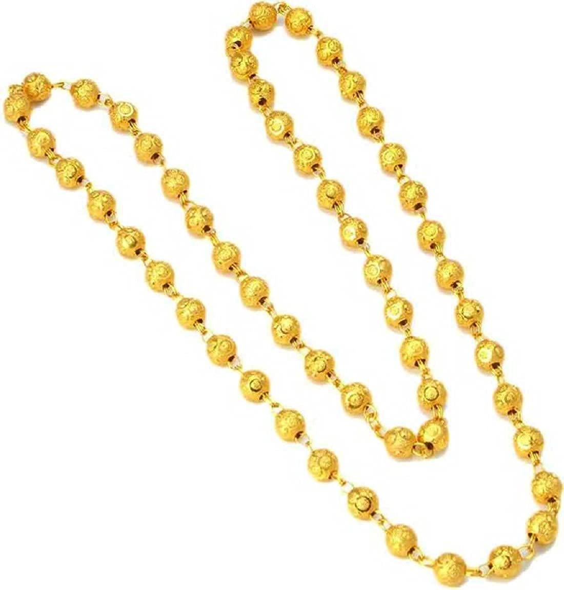 bhumi creation Gold-Plated Alloy Chain Necklace - Lightweight Fashion Jewelry for Men Women Daily - Premium Quality Product-picture-17
