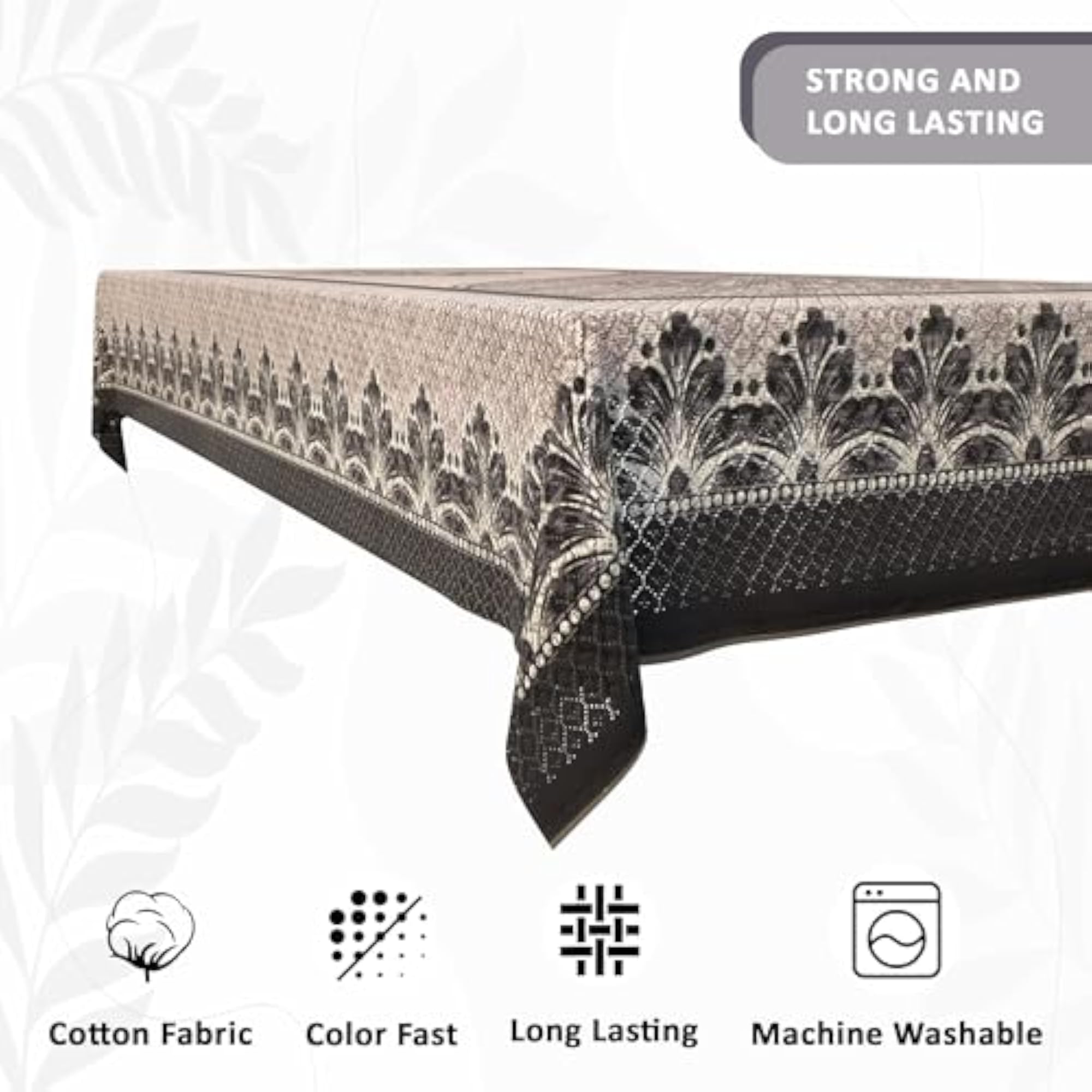 Durable Dining Table Cover, Aesthetic Festive Design