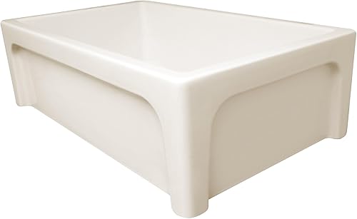 Miniatura 8 de Glencove St Ives - Delantal delantero de 330in con diseño intrincado de Vine en un lado y elegante delantal frontal biselado en el lado opuesto