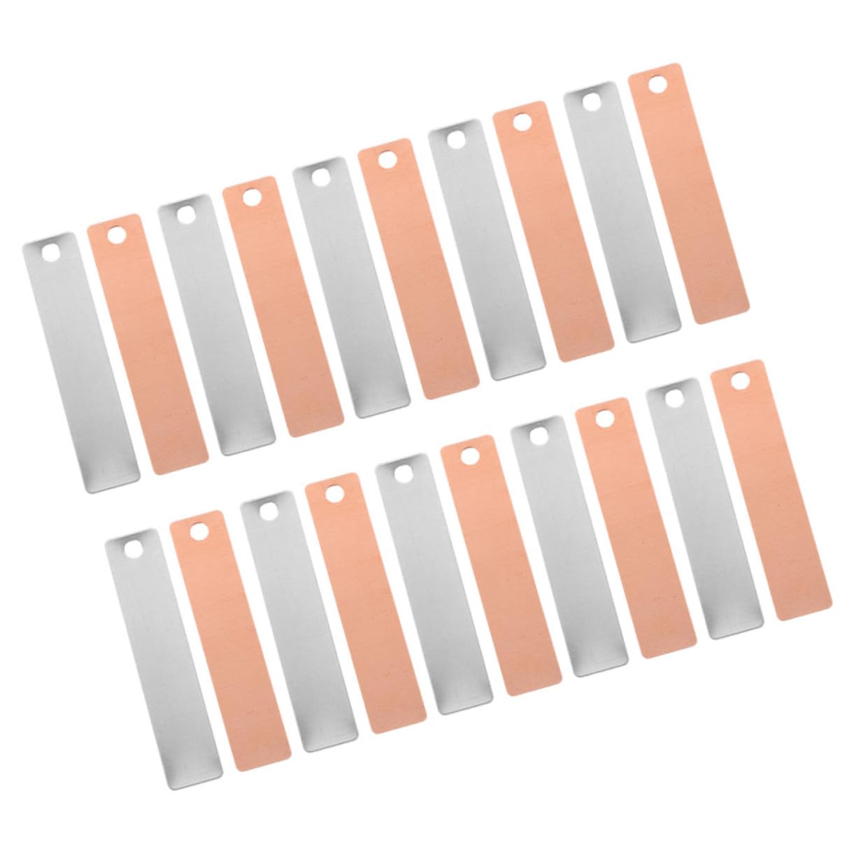 Hemoton Zinc Anode Battery Sheets 8 Pack Strip Sheets for Classroom Group Experiments and DIY