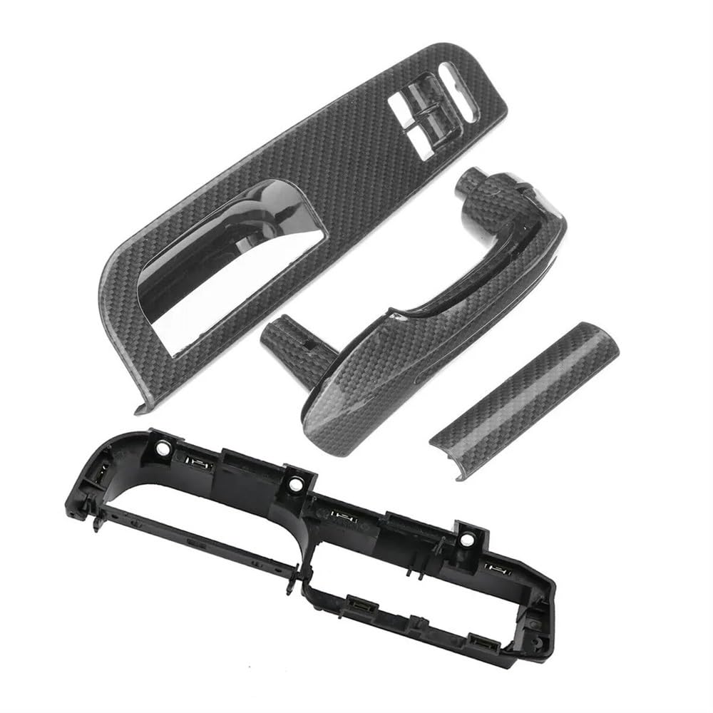 MLIOJU Car Inner Door Handle Car Interior Door Grab Handle Cover Switch Bezel & Bracke for for Bora for MK4 2 Door
